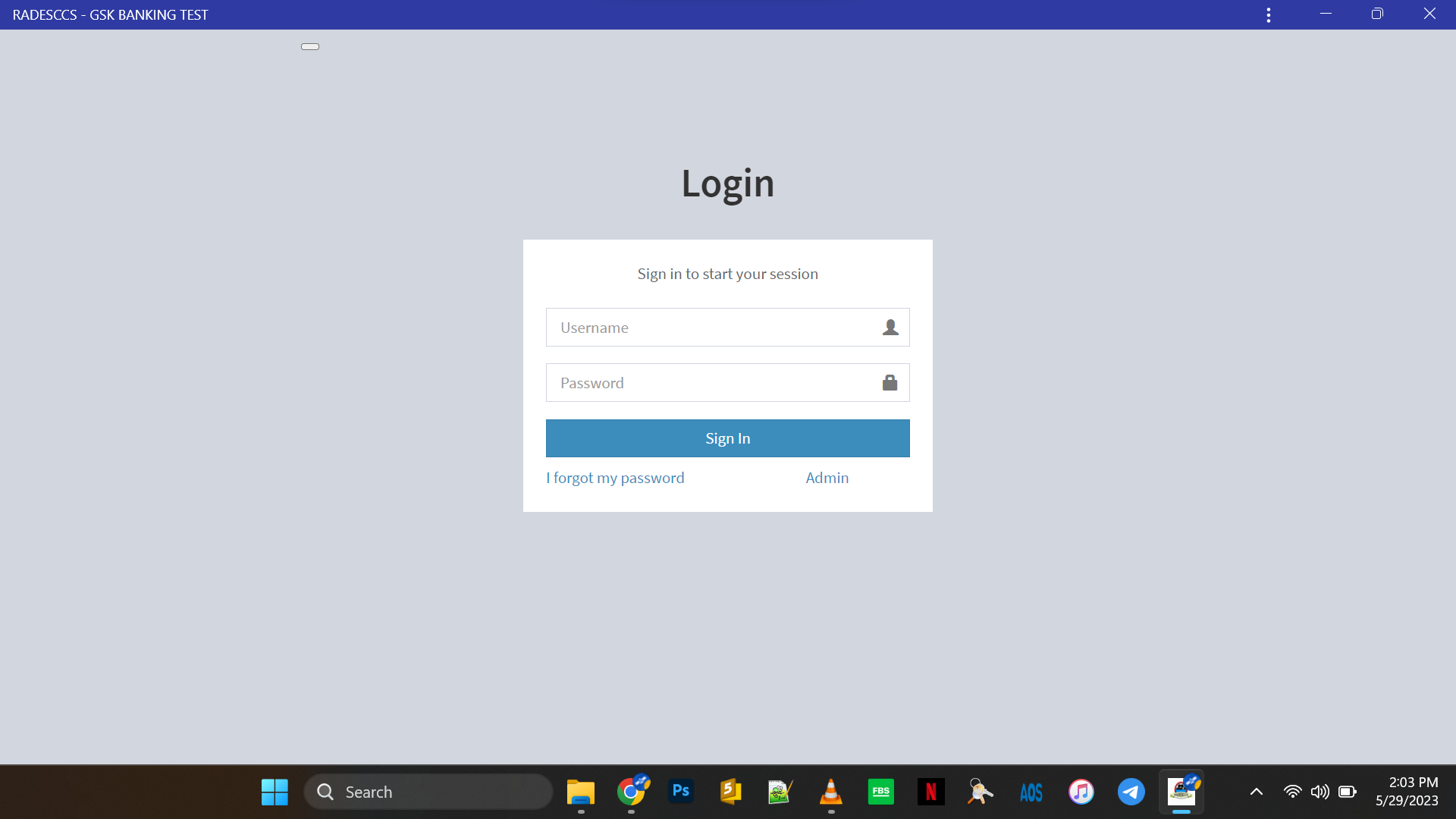 Finance Institution MIS Screenshot 1